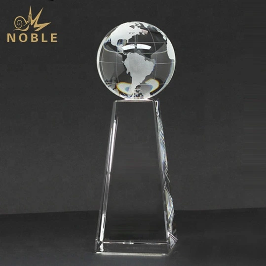 Crystal Globe Award Trophy 1