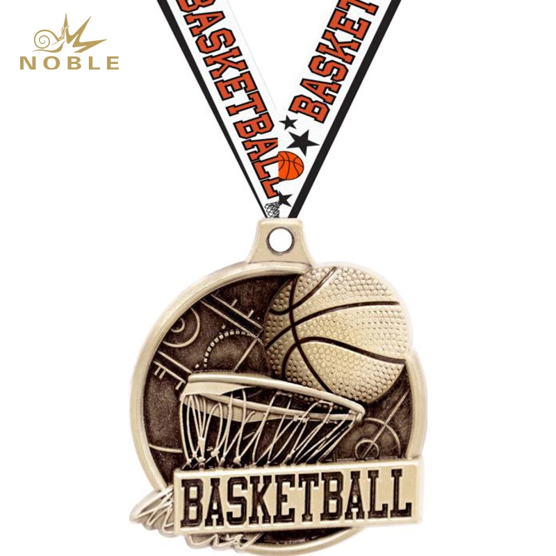 Custom Metal Challenger Basketball Medal 1
