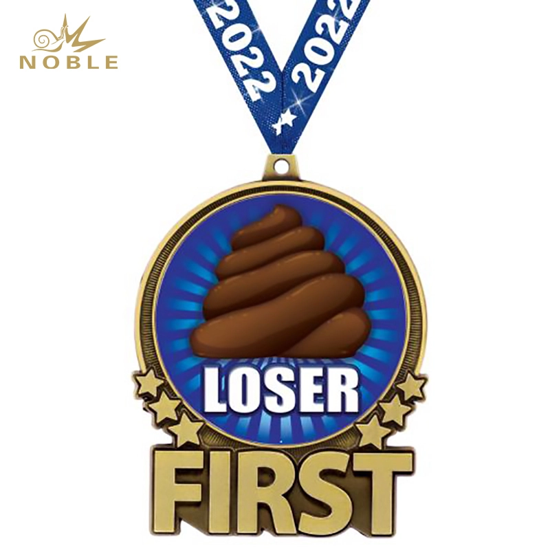 First Place Double Action Custom Souvenir Funny Medal 1