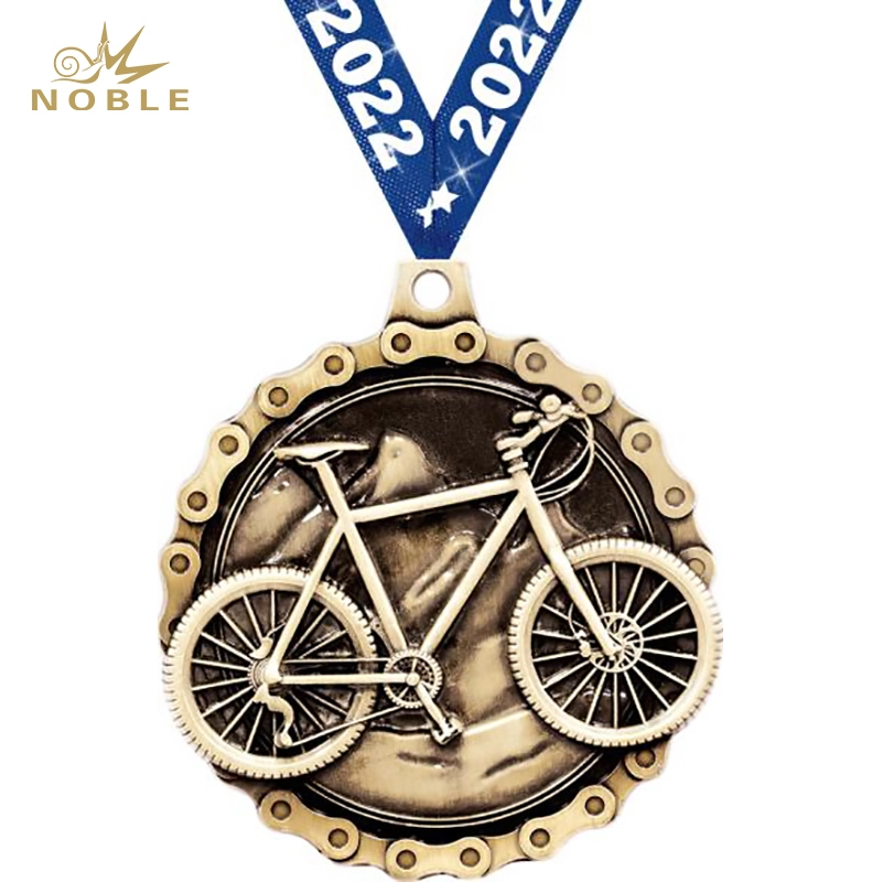 New Design Metal 3D Mountain Bike Sports Cycling Medal 1