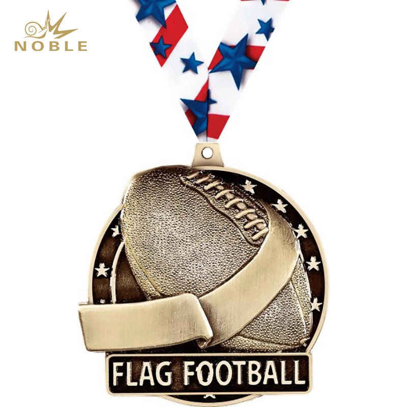 Popular Custom Sports Flag Football Medal 1