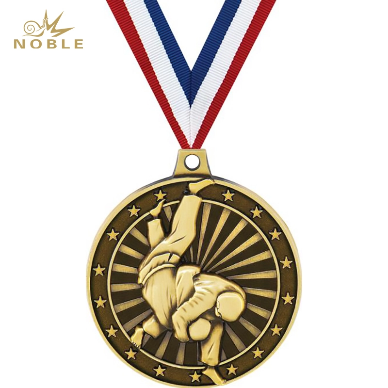 3D Metal Champion Sports Martial Arts Judo Medal 1