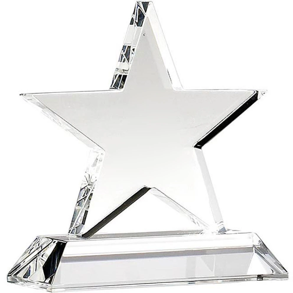 Cheap Crystal Hand Trophy Award Crystal Star Trophy 1
