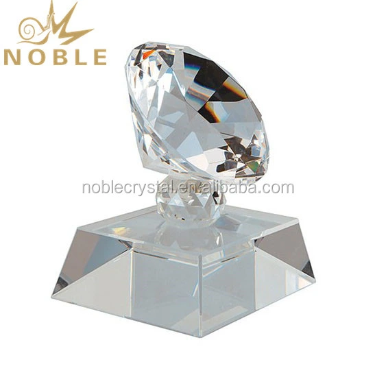 China Blank Diamond Shape Crystal Diamond Trophy 1
