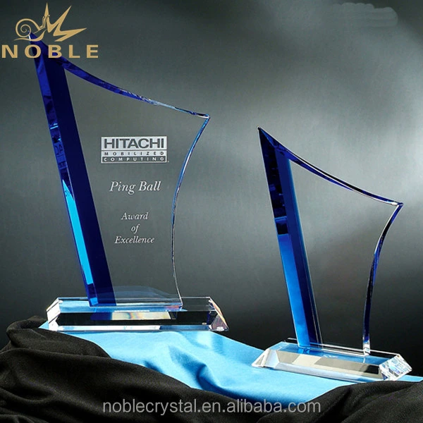 Noble hot selling New design new design high quality Custom crystal sailing plaque 1