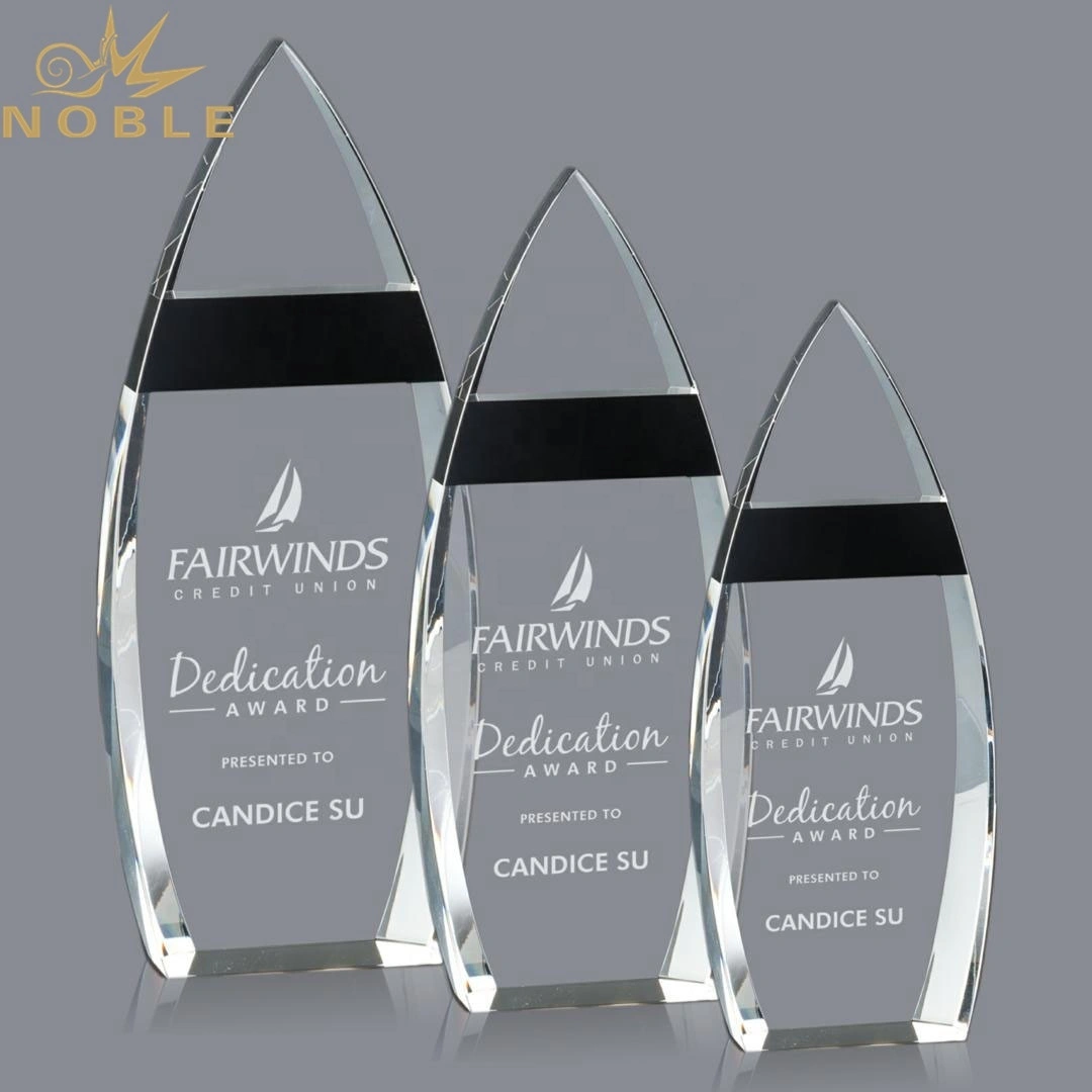 new design custom crystal obelisk plaque trophy 1