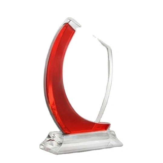 High quality Elegant Red Crystal Award Plaques 1