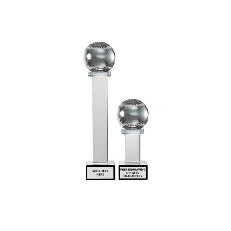 High Quality Wholesale Crystal Baseball Trophy 1