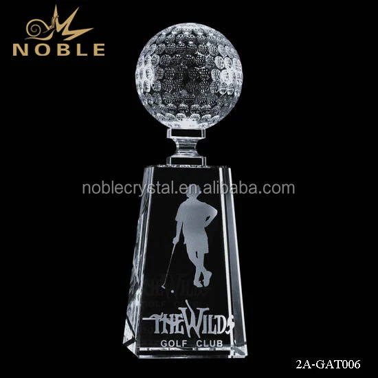 Crystal Cairns Golf Award Trophy 1