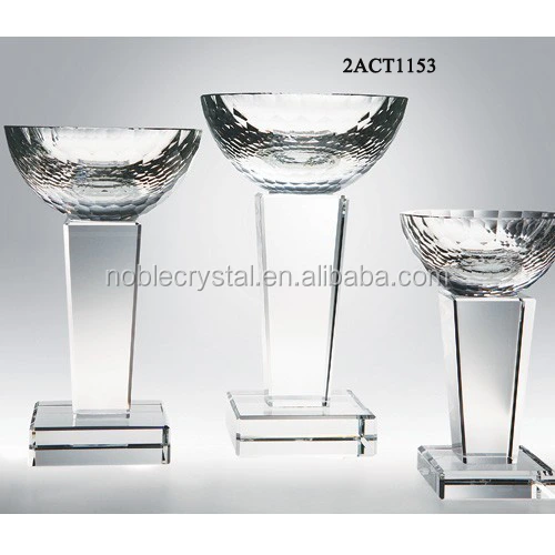 Noble Glory trophy optical crystal cup award 1