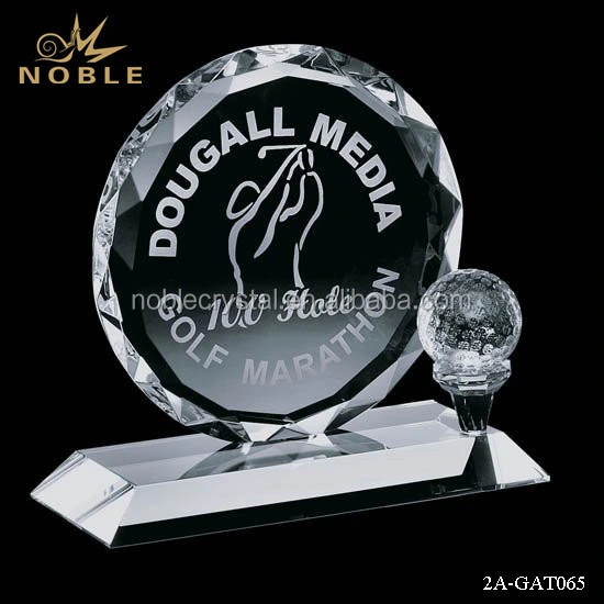 Optical High Quality Souvenir Crystal Nashdene Golf Award Trophy 1