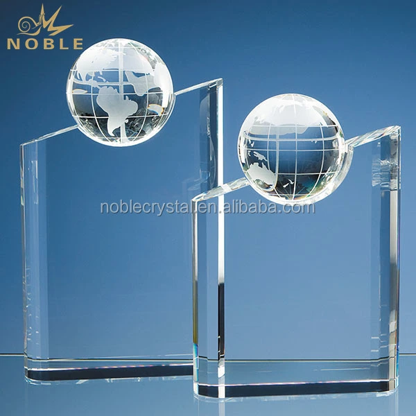 Crystal Globe Trophy for Corporate Decoration 1