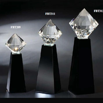 Noble hot selling new design custom award crystal diamond trophy 1