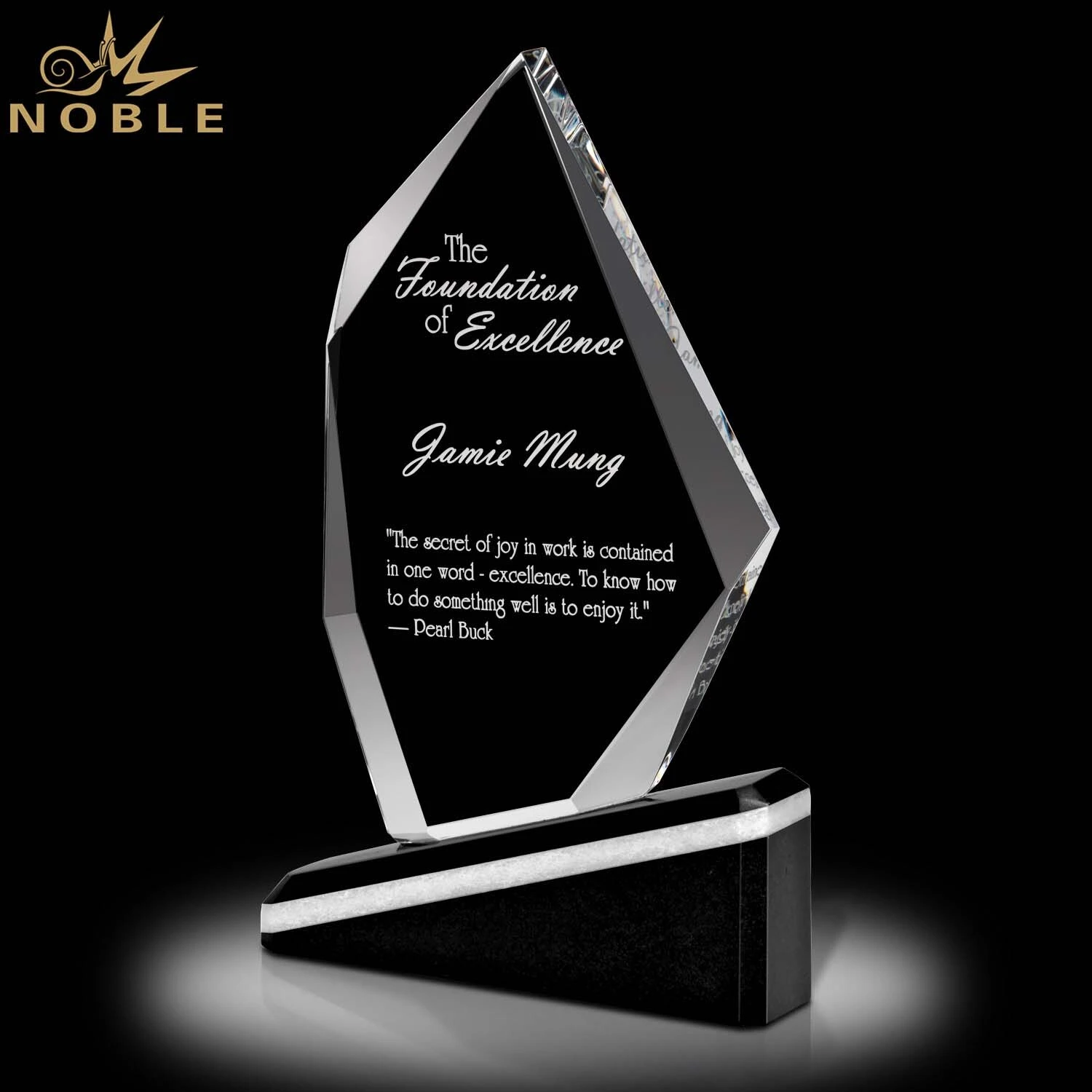 China Wholesale Custom Clear K9 Crystal Awards 1