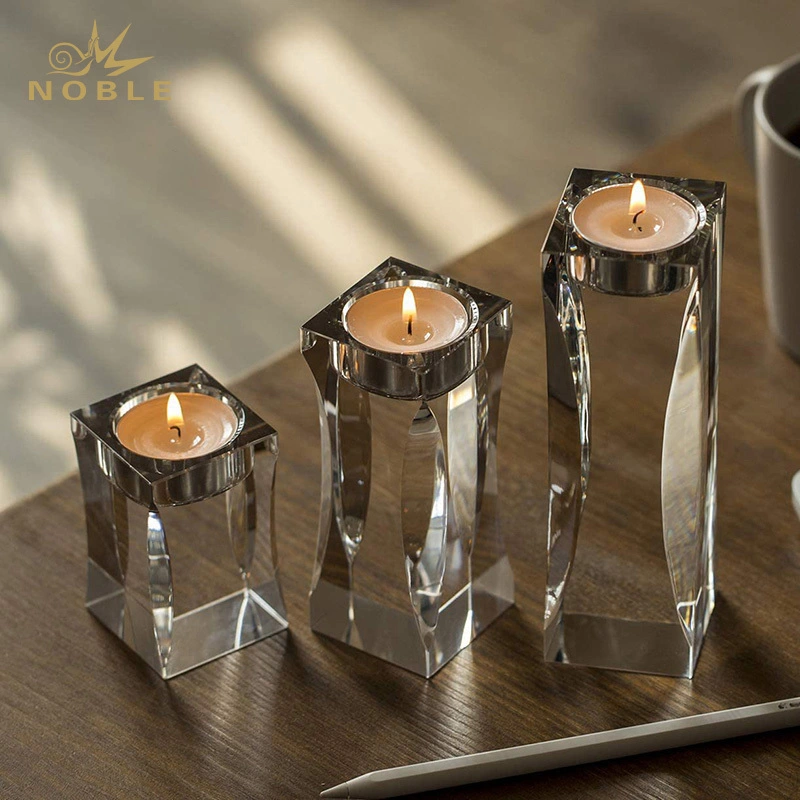 Custom Size Candle Holder High Quality Crystal Tealight Holder 1