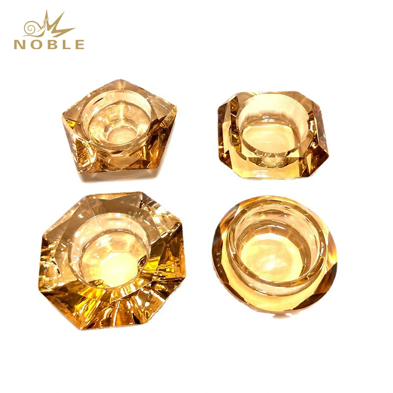 High quality Home Decoration Custom Crystal Tealight Candle Holder 1