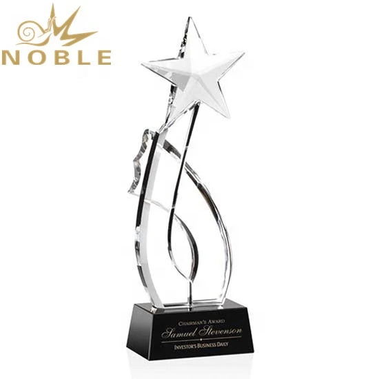 Best selling Custom Shooting Crystal Rising Star Award 1