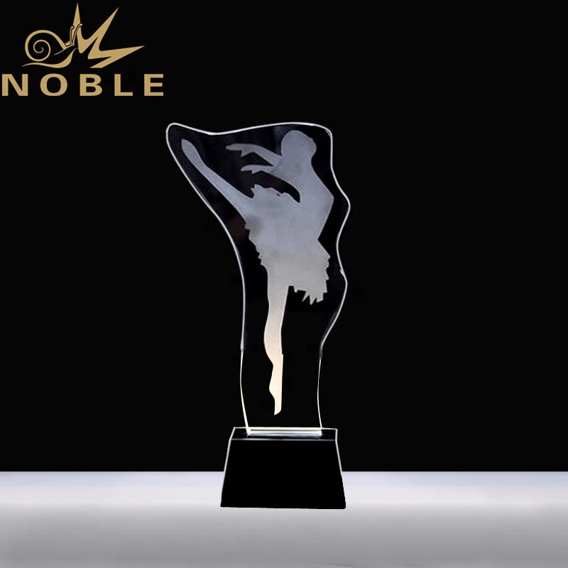 custom made crystal dance trophy for dance champion games 1
