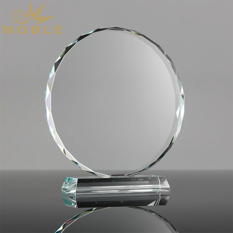 Cheap Stock Glass Trophy Glass Sunflower Plaque Award 1