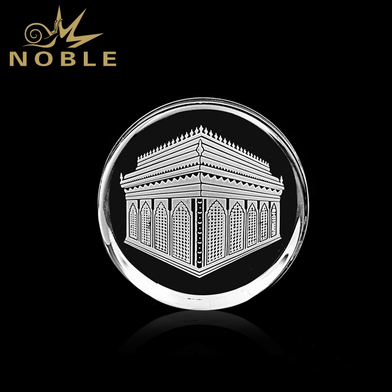 Custom Islamic Religious Souvenir Gift Blessed Zarih Crystal Paperweight 1