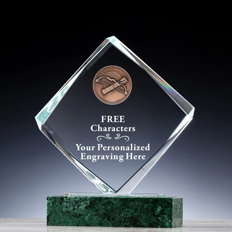 High Quality Custom Marble Award Sports Medal Archery Trophy 1