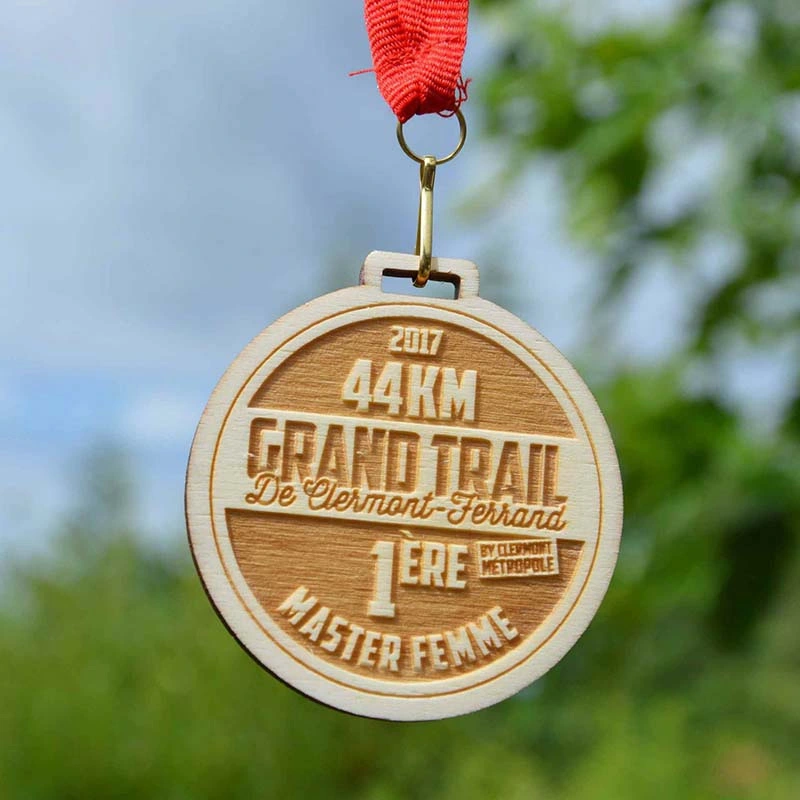Custom Champion League Medal Sports Wooden Medal 1