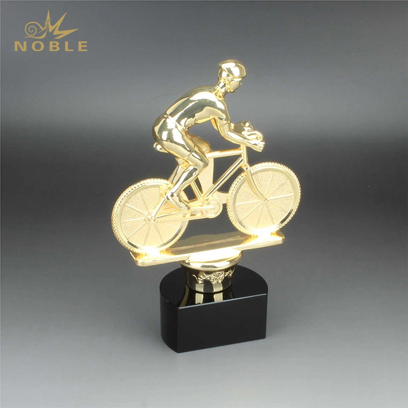 High Quality Free Engraving Metal Sports Figurine Custom Cycling Chamipon Awards 1