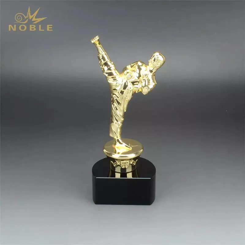 High Quality Metal Sports Championship Taekwondo Figurine Trophy 1