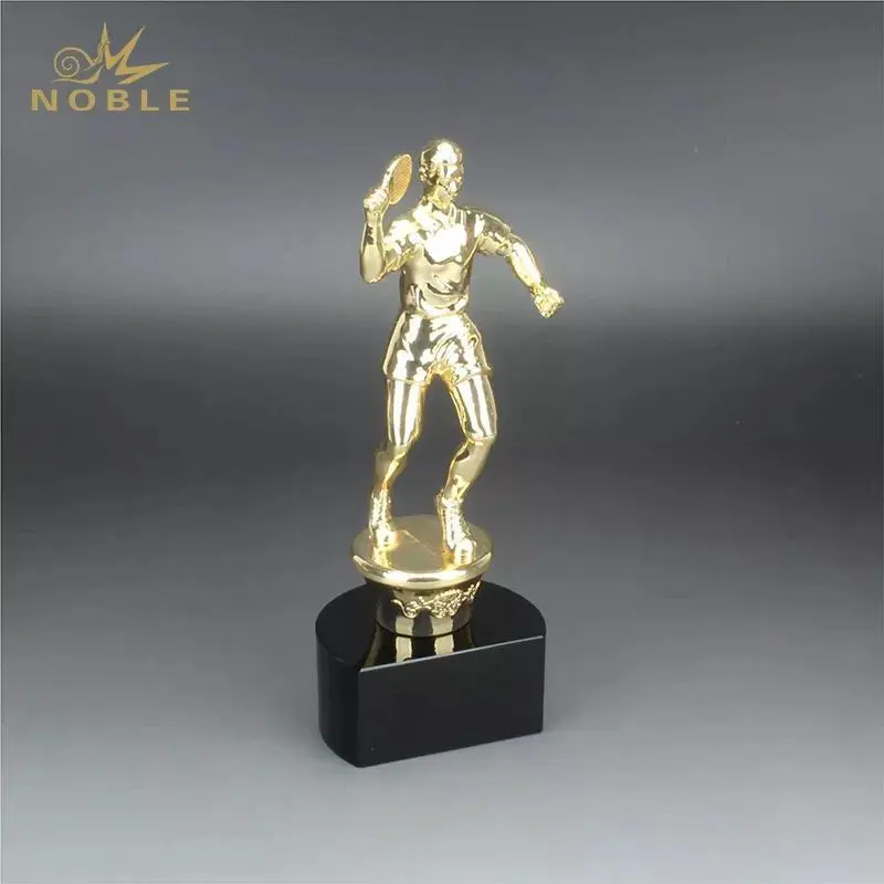 Hot Selling Metal Figurine Ping-Pong Champions Award Custom Table Tennis Sports Trophy 1