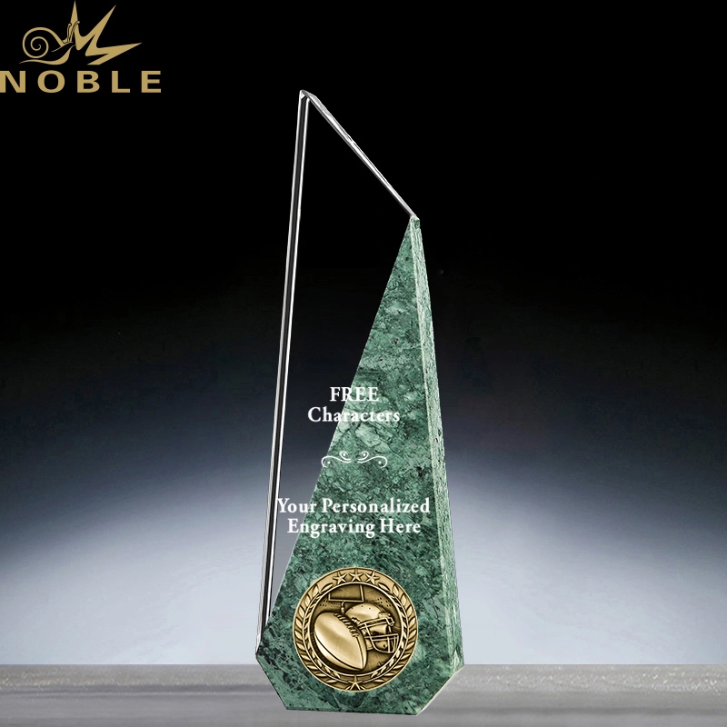 Free Engraving New Design Crystal Marble Plaque Trophy 1