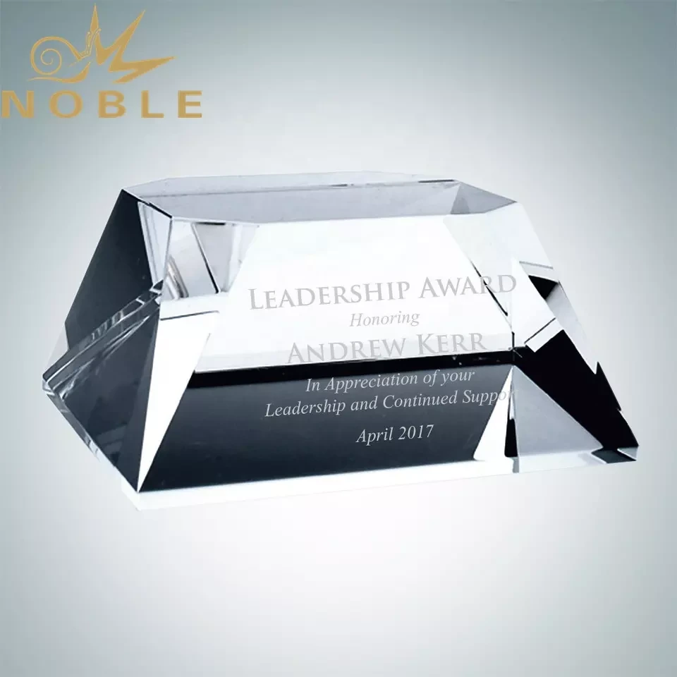 Custom Slant Beveled Crystal Base 1