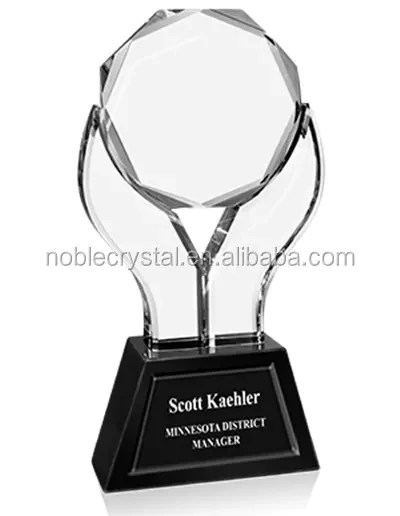 Noble New design Custom Crystal Sunflower Trophy Award as business souvenir gift1 1