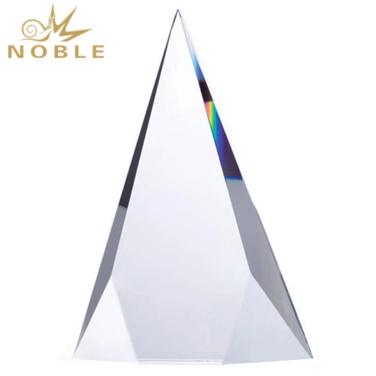 Free Engraving Blank Crystal Pyramid Custom Crystal Trophy 1