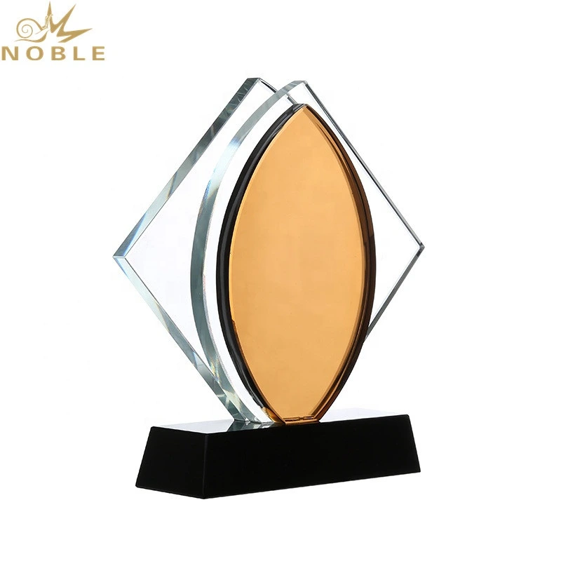 New Arrival Free logo Engraved Crystal Trophy Award 1