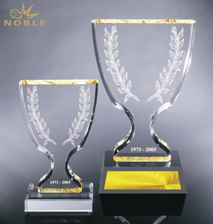 Noble New Design Custom Engraving Crystal Champion Cup Trophy1 1