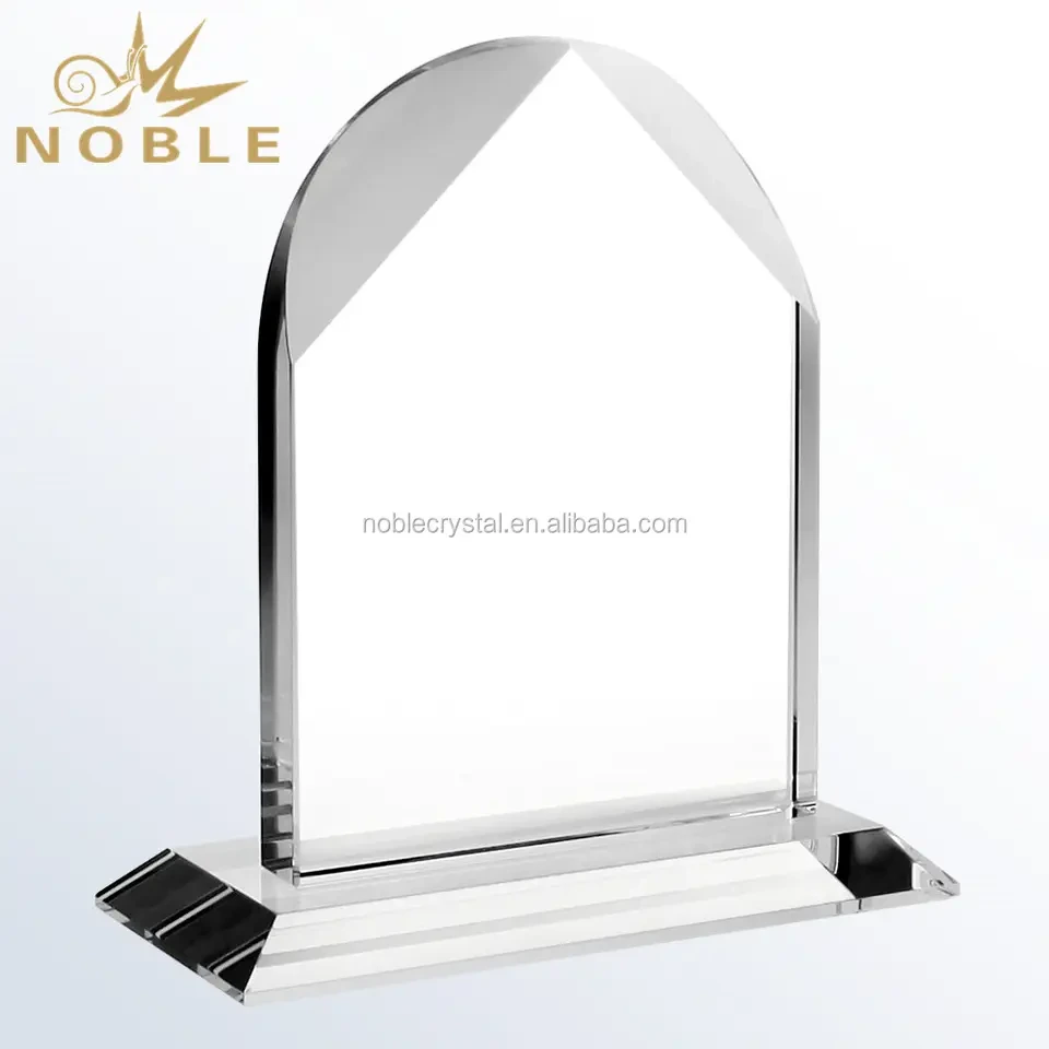 Customized Arched Crystal Blank Trophy Plaques1 1
