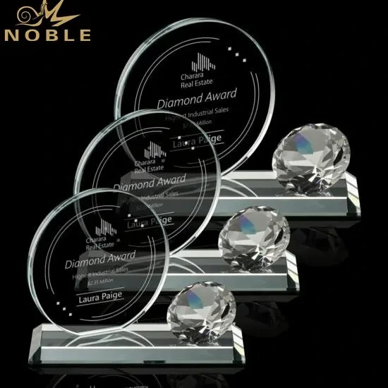 Noble New Design Custom Diamond Crystal Trophy Award2 1