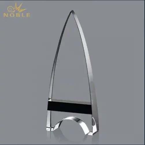 Tapered Arrowhead Optical Crystal Tower Trophy1 1