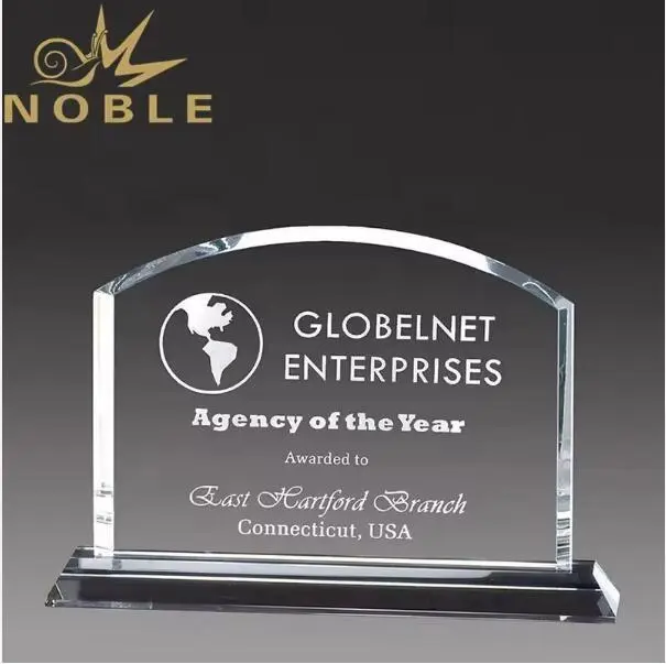 High Quality Exquisite Domed Billboard Crystal trophy plaque1 1