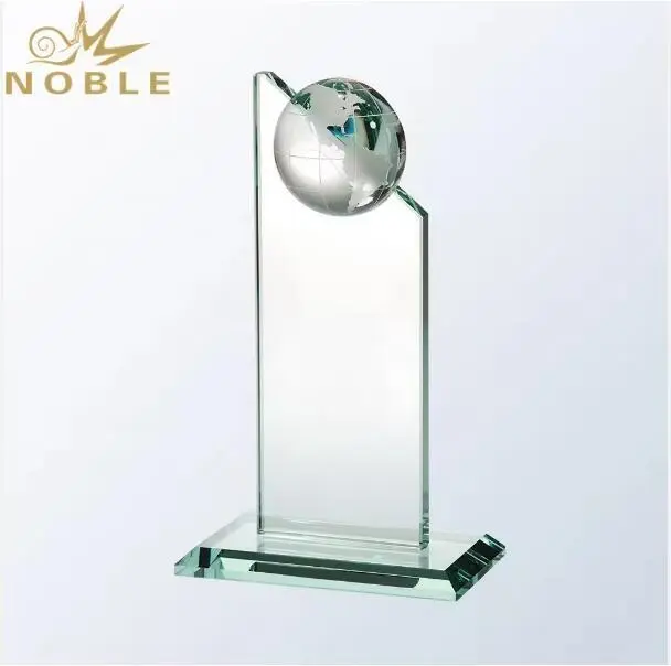 Jade Glass Custom Globe Trophy1 1