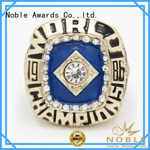 zinc alloy Champion rings with Gift Box For Sport games Noble Awards 1