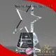 Hot sale 2019 Noble Fantastic Clear No.1 Crystal Awards With Gift Box For Sport games Noble Awards 1