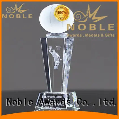 Noble Awards jade crystal 2019 Noble Fantastic Clear No.1 Crystal Awards With Gift Box customization For Sport games 1