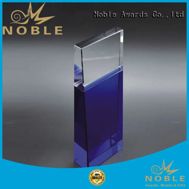 Noble Awards premium glass Crystal Trophy Award free sample For Awards 1