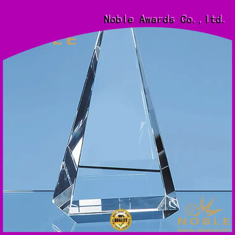premium glass 2019 Noble Customized Blank Crystal Trophy For Company Sales Awards jade crystal For Gift Noble Awards 1