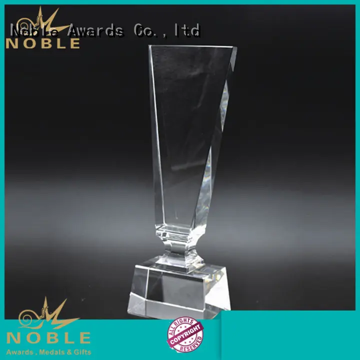 Noble Awards premium glass 2019 Noble Fantastic Clear No.1 Crystal Awards With Gift Box get quote For Gift 1