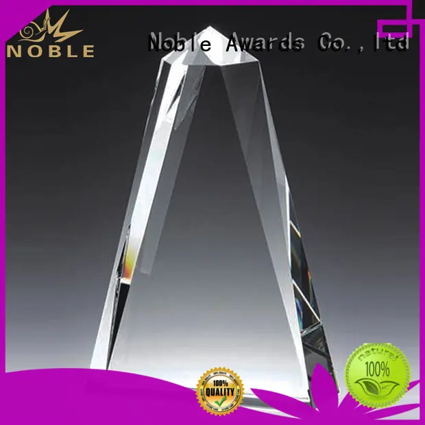 Noble Awards high-quality Noble Blank Crystal Trophy Award jade crystal For Sport games 1