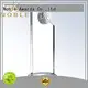 solid mesh 2019 Noble Fantastic Clear No.1 Crystal Awards With Gift Box free sample For Awards 1