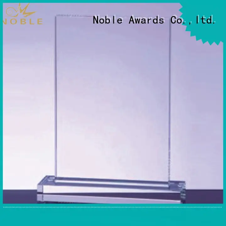 premium glass 2019 Noble Customized Blank Crystal Trophy For Company Sales Awards get quote For Sport games Noble Awards 1