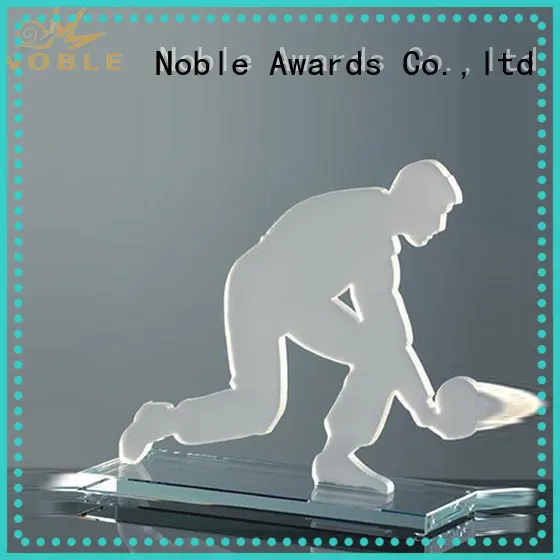 Noble Awards funky 2019 Noble Fantastic Clear No.1 Crystal Awards With Gift Box premium glass For Sport games 1